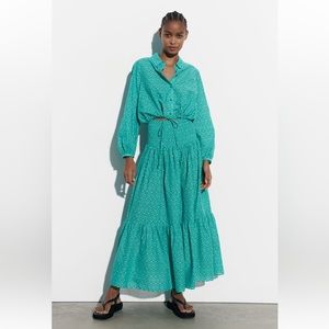 Zara coord skirt set